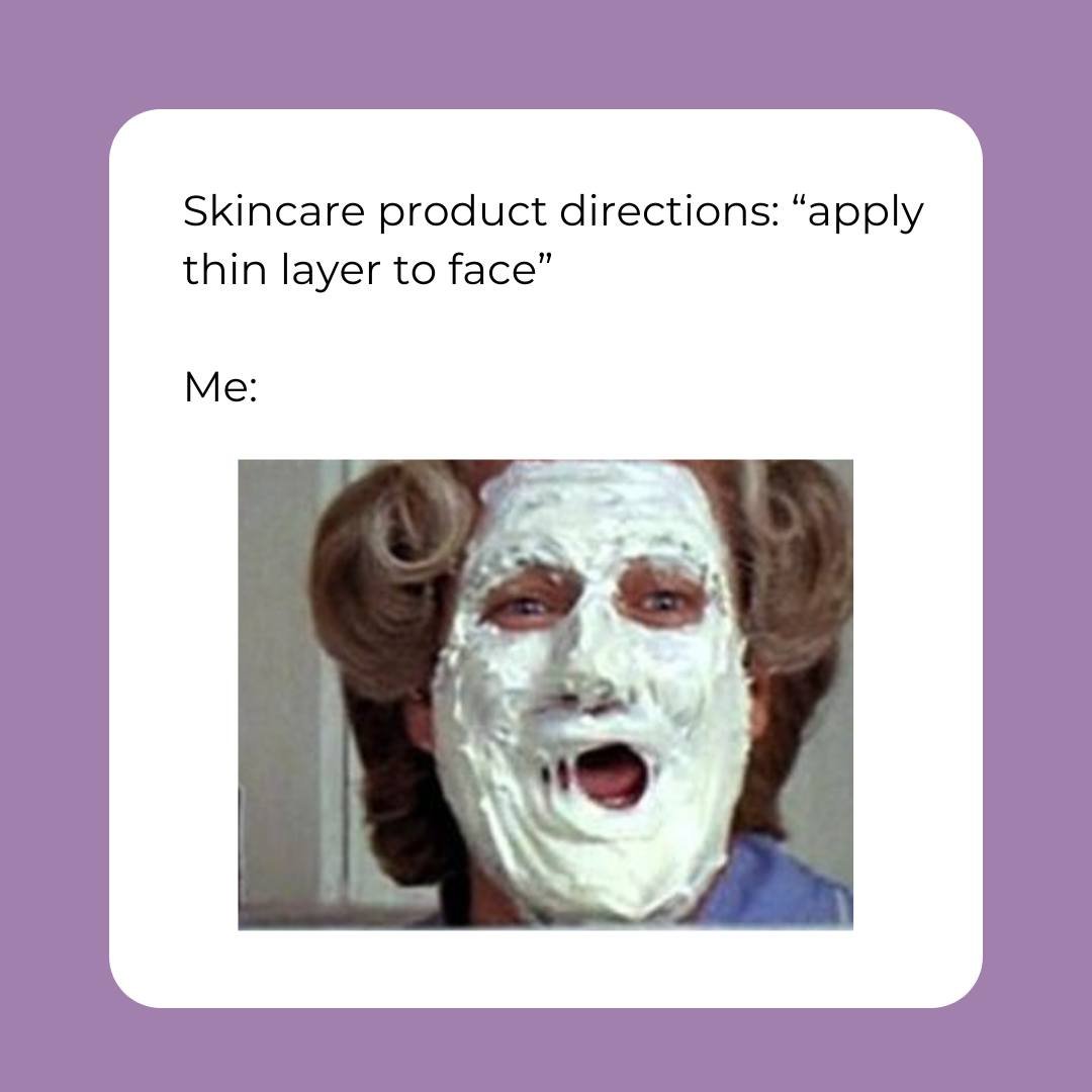 Don't waste your medical grade products!  A little goes a loooong way! 💜