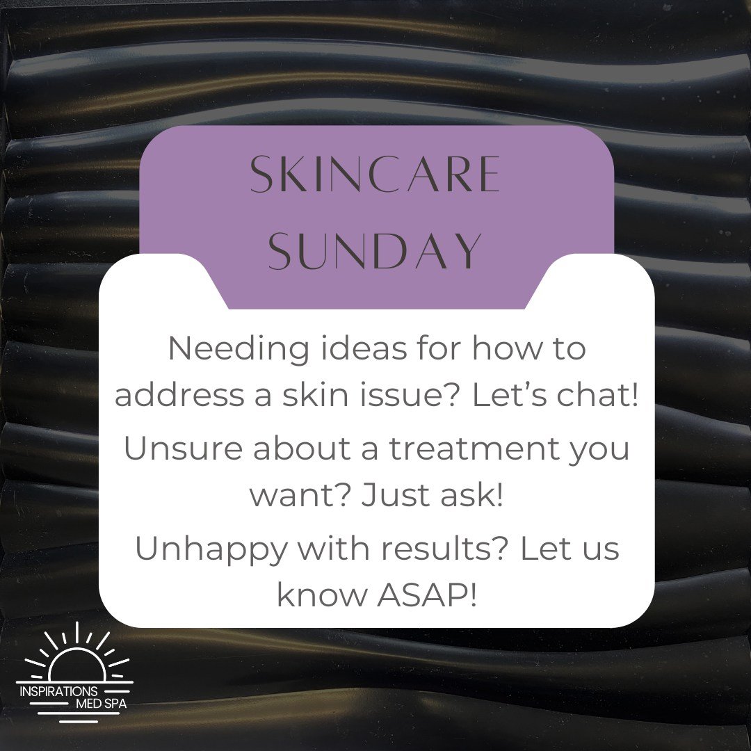 Our team of experts is here to provide knowledge, treatment and open conversation with all our clients.  We're here for results AND relationships. 💜 

#selfcare #happyskin #weloveourclients #PortageMI #glowingskin #skincare