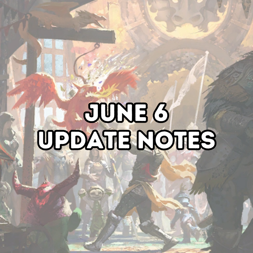 June 2nd Update