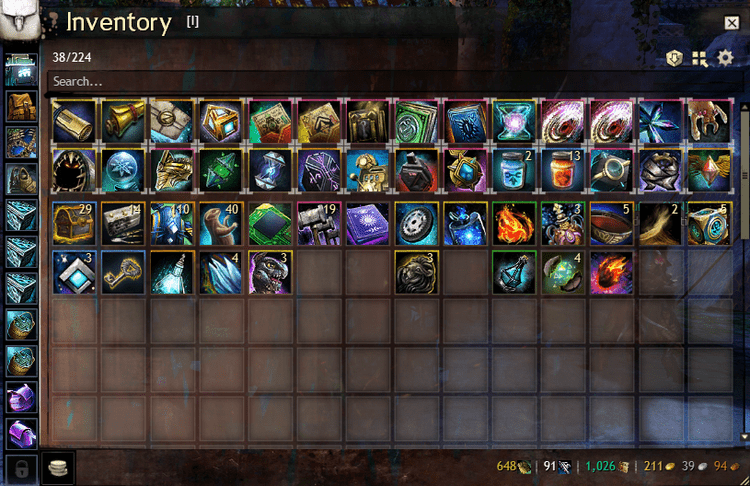 Guild Wars 2 Inventory Guide — ProjektDyad