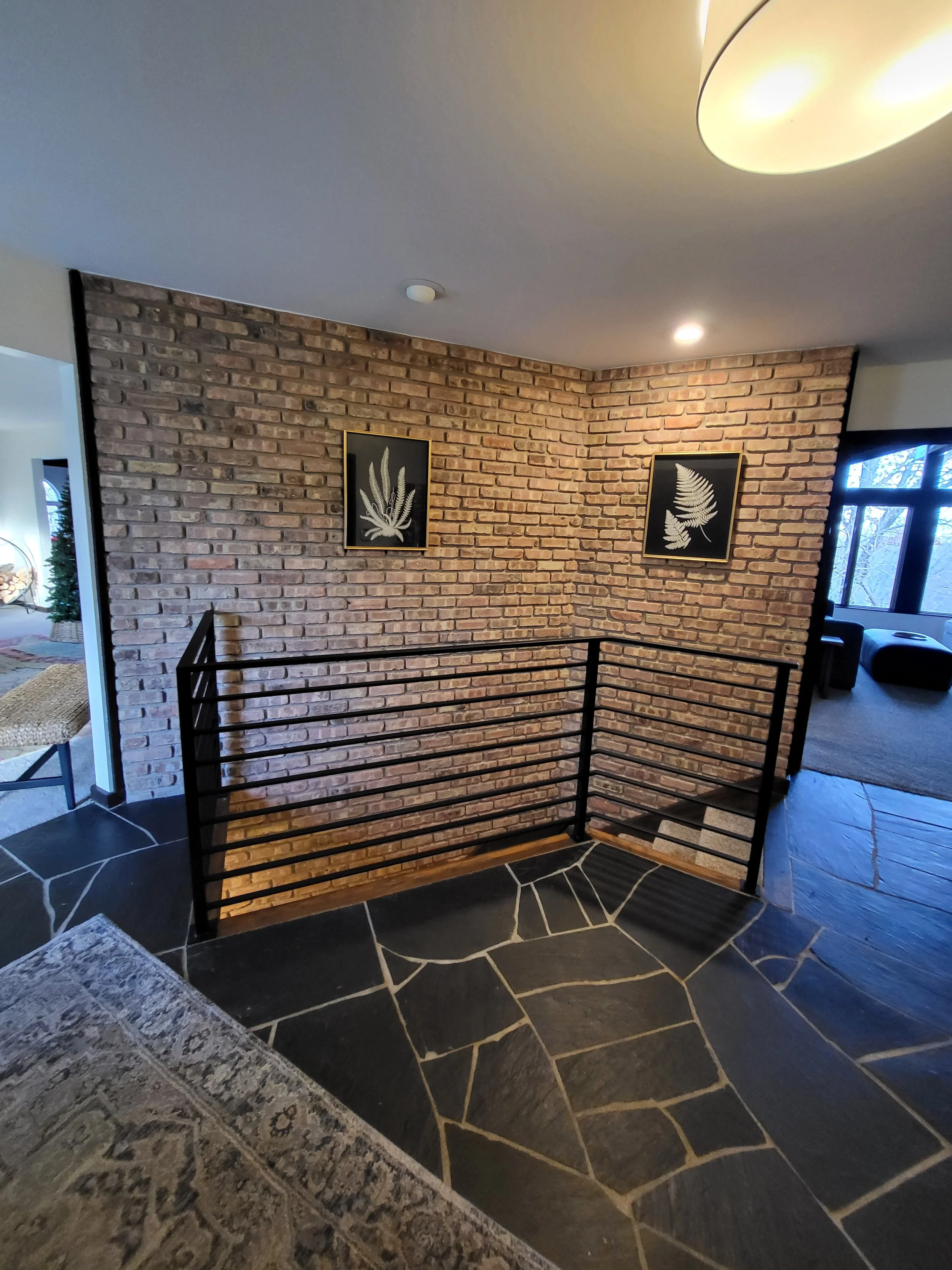 <img src="your-image.jpg" alt="Durable metal railings with custom powder coating, designed and installed by our company.">