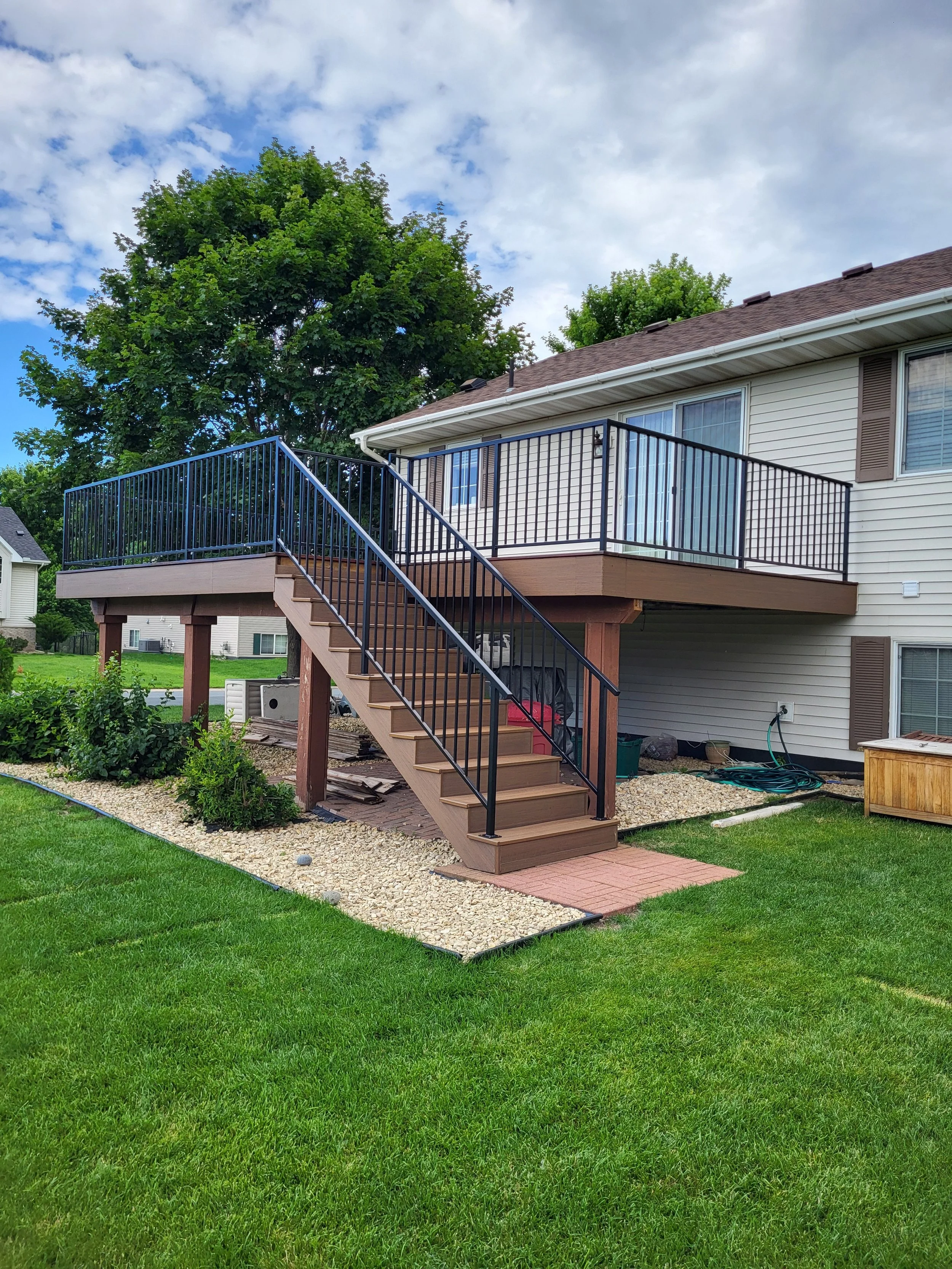 <img src="your-image.jpg" alt="Durable metal railings with custom powder coating, designed and installed by our company.">