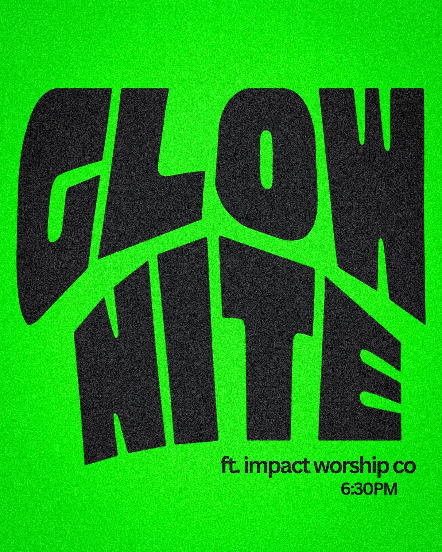 ⭐️ TONIGHT'S THE NIGHT ⭐️

GLOW with us and @impactworship.co !! bring a friend &amp; we'll see you at 6:30 💫🔭