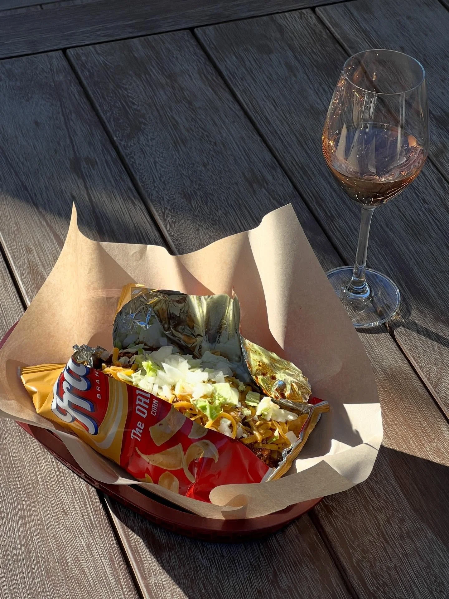 A little Halloween treat &mdash; Frito pies by @prieditebarbecue. Today only! 🎃