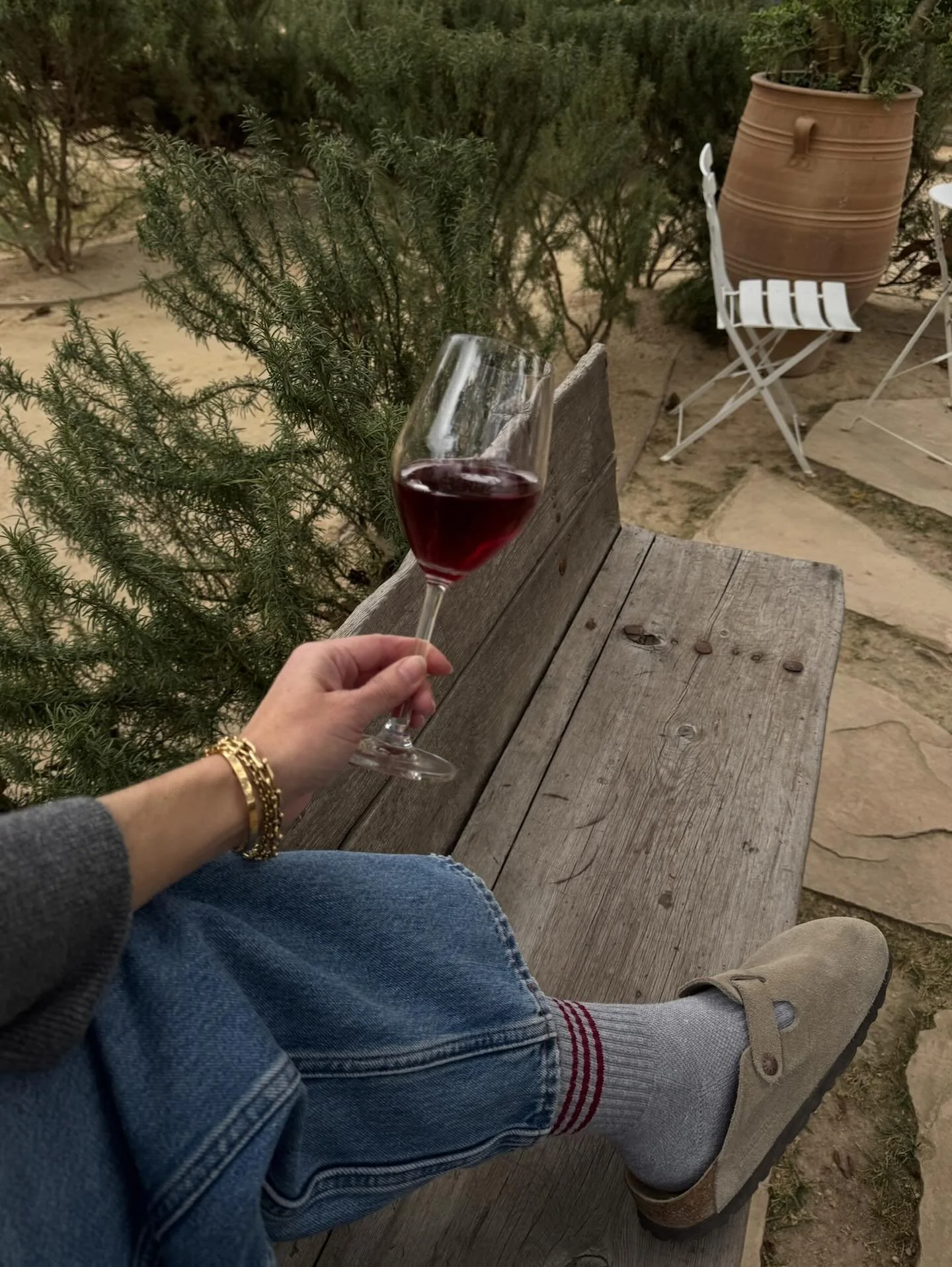 Our Beaujolais nouveau party may be cancelled because of the rain, but the garden will be open all weekend long! Come get cozy around the fire pit, stock up on wine for Thanksgiving, and check out all of the new offerings in Bodega Shop 🍷