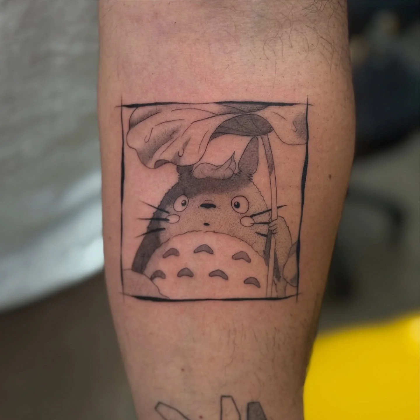 Totoro 🖤✨ from my flash day last week 🫶 booking October, link in bio