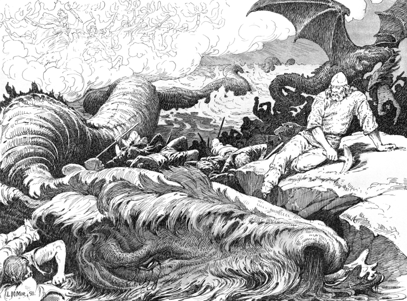 Jormungandr The Great Cosmic Serpent — Dark ChamberZ Temple of Knowledge