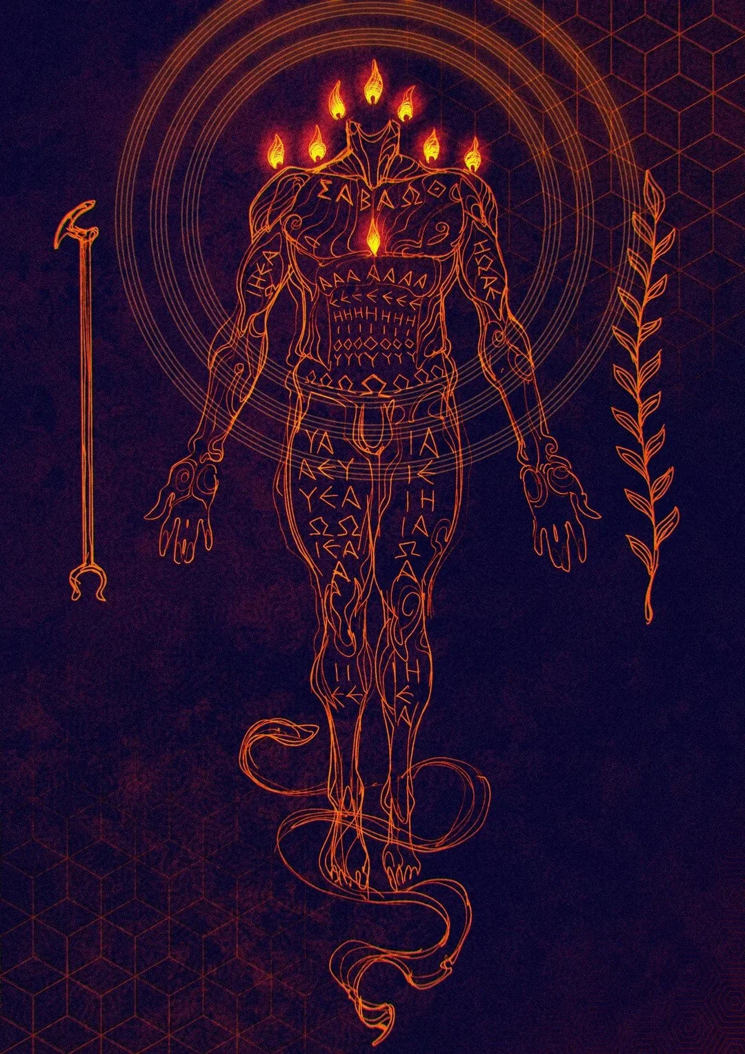 Akephalos Blemmyes Kabandha The Headless Demon Ritual