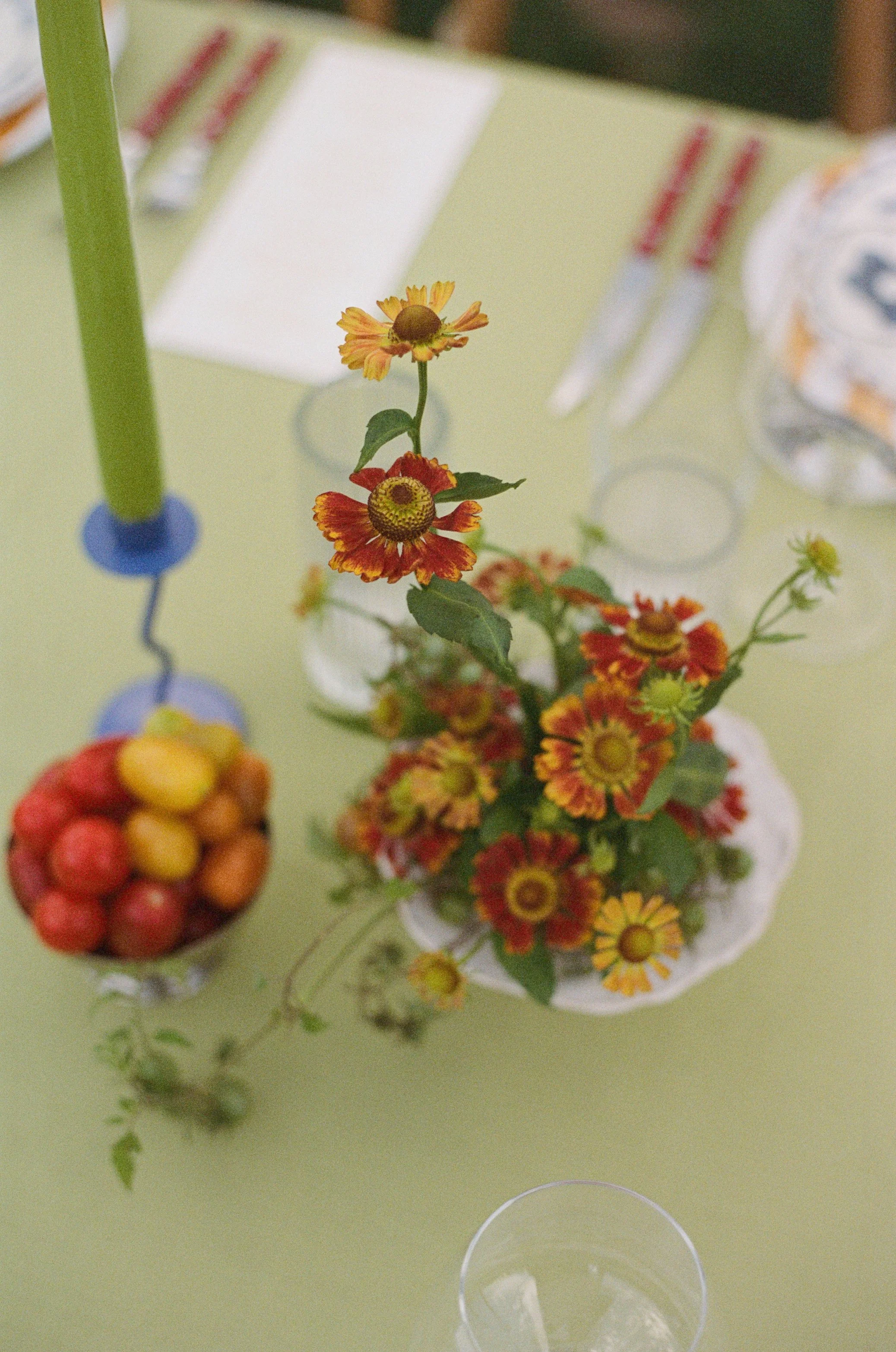Editorial Harvest Tablescape in the Hamptons