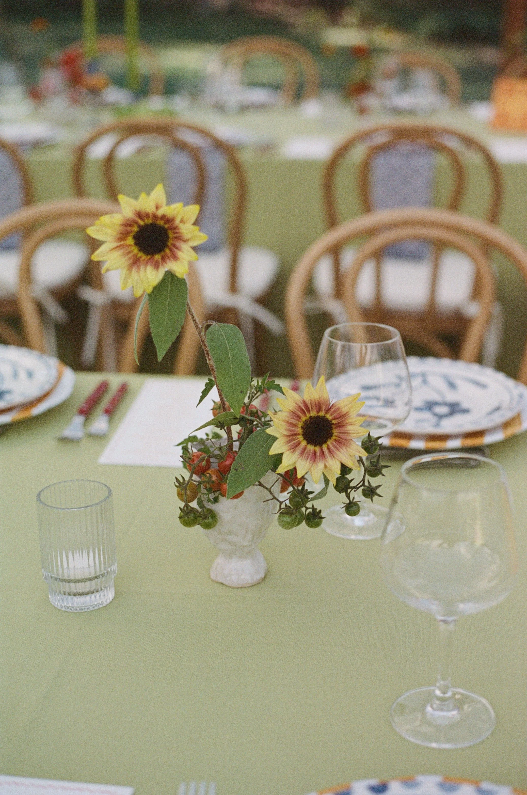 Editorial Harvest Tablescape in the Hamptons