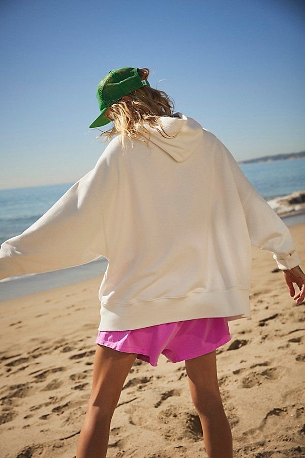 Sprint To The Finish Hoodie by FP Movement at Free People, Ivory, M.jpeg