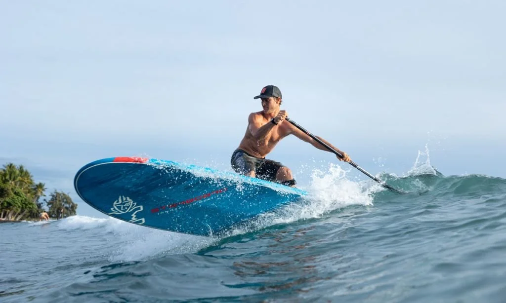 Summer Sup Fun On A Longboard Shape