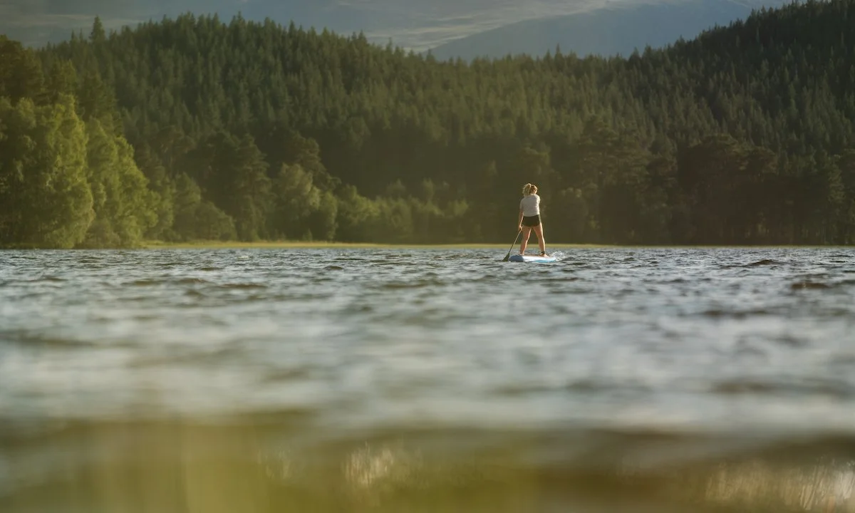 An evening paddle on Loch Morlich, Scotland. | Photo: Johny Cook
