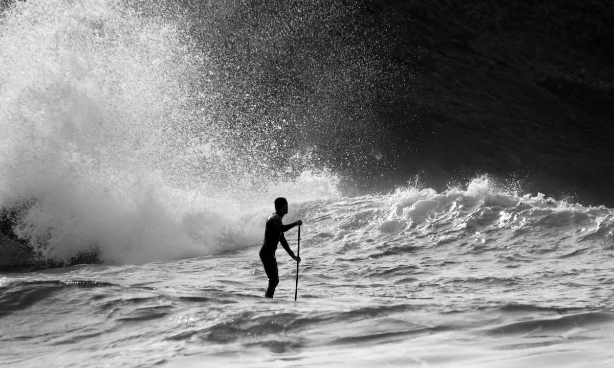  On your way to find the wave you have to face the force of the sea. | Photo courtesy: David Abarca, Supconnect Photo Contest 2023 