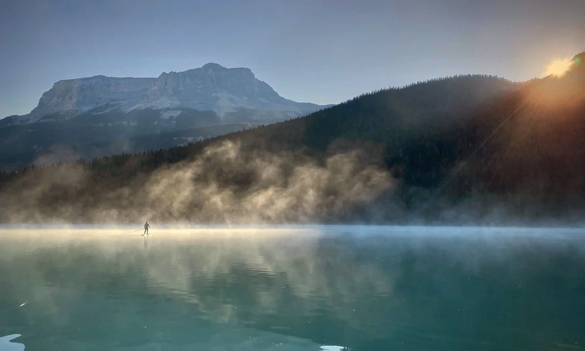  First light on Emerald Lake BC. | Photo courtesy: Jean McBroom, Supconnect Photo Contest 2023 