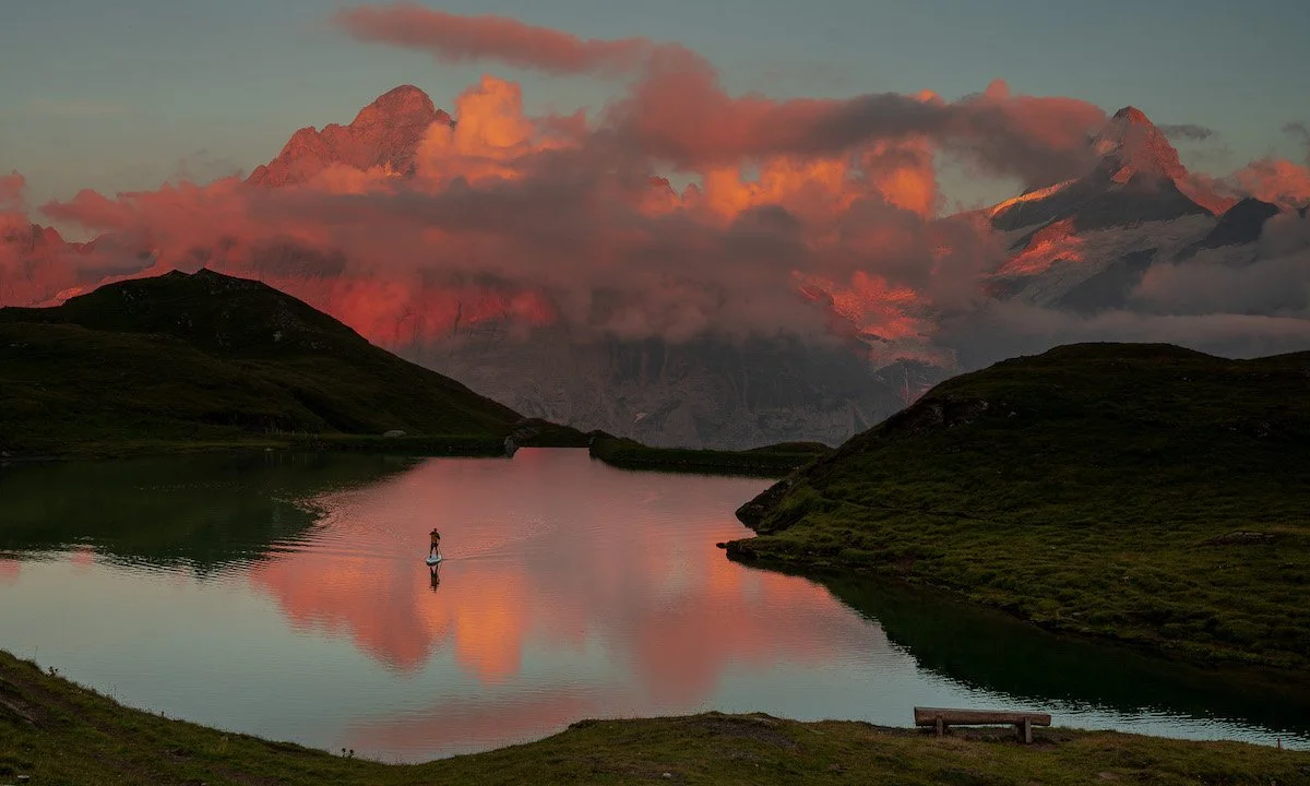  Beautiful summerevening in the Swiss alps exploring lake Bachalpsee. | Photo courtesy: Tinu Müller, Supconnect Photo Contest 2023 