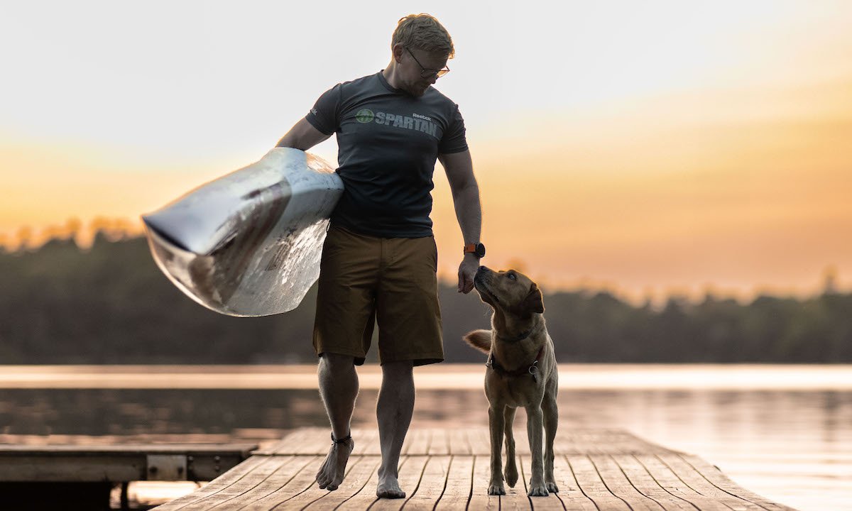  This picture was taken when I went back from the water and my pawed buddy met me again. | Photo courtesy: Sven Gehwald, Supconnect Photo Contest 2023 