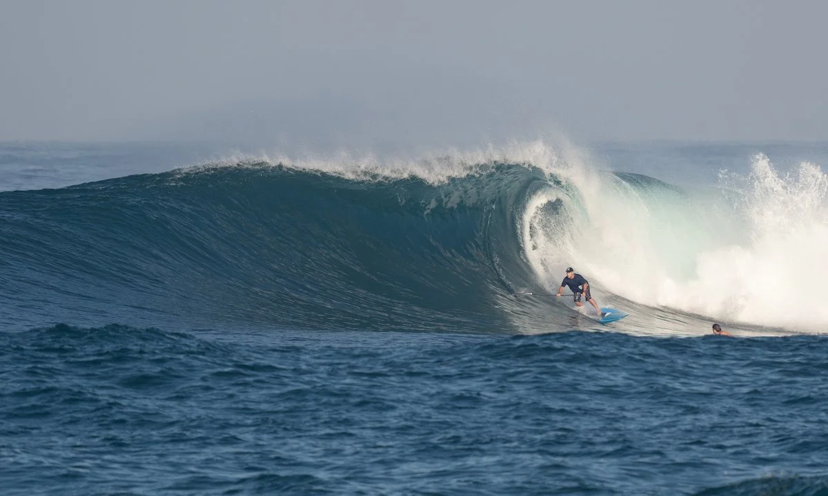  During a recent SUP getaway we scored some incredible uncrowded waves with perfect conditions. | Photo courtesy: Pete Cox, Supconnect Photo Contest 2023 