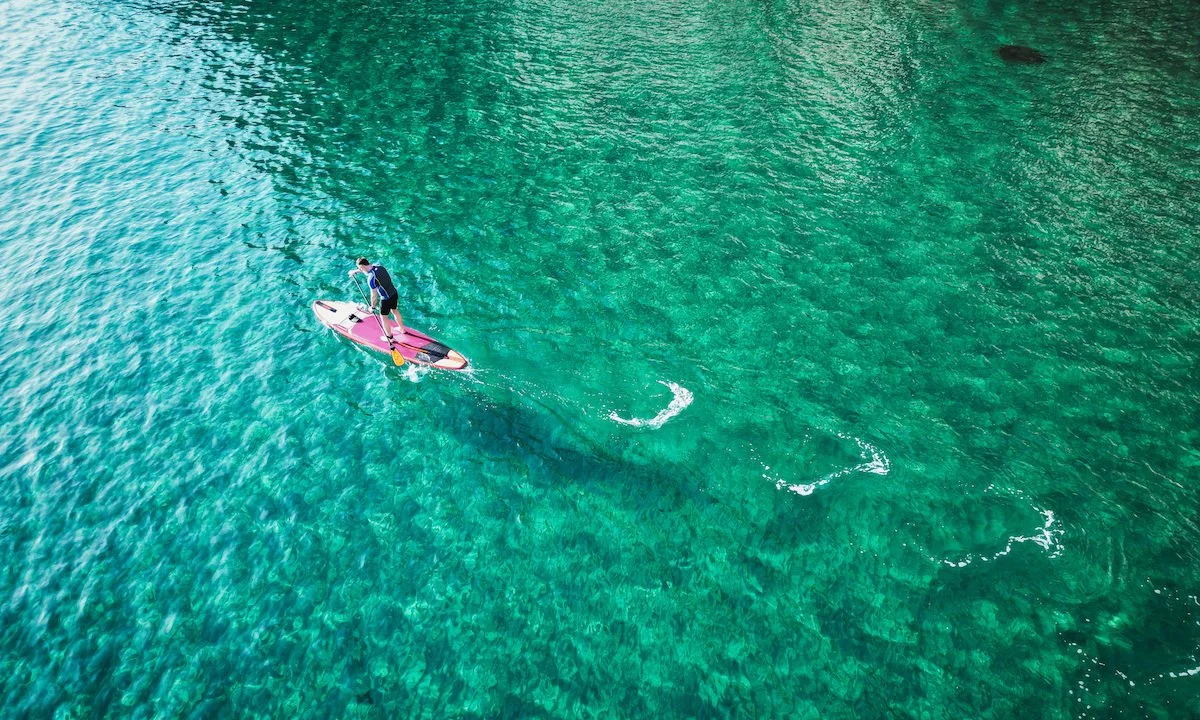  Join the dots! Just Chippie enjoying his new paddle. | Photo courtesy: Stuart Holmes, Supconnect Photo Contest 2023 