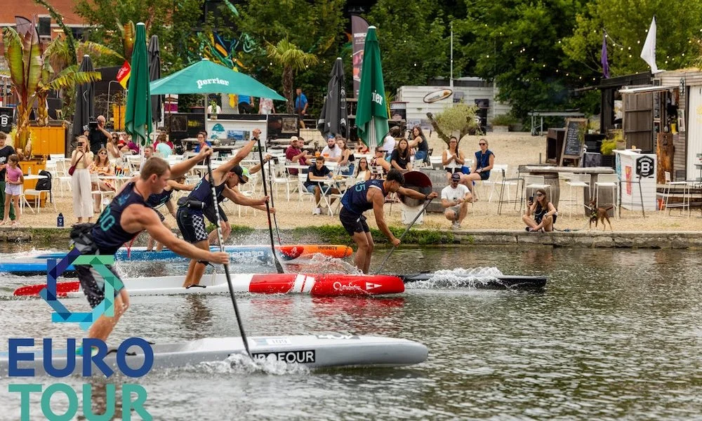 Marin Hoeboer and Donato Freens Take Top Honors at 15th Annual Namur SUP Race