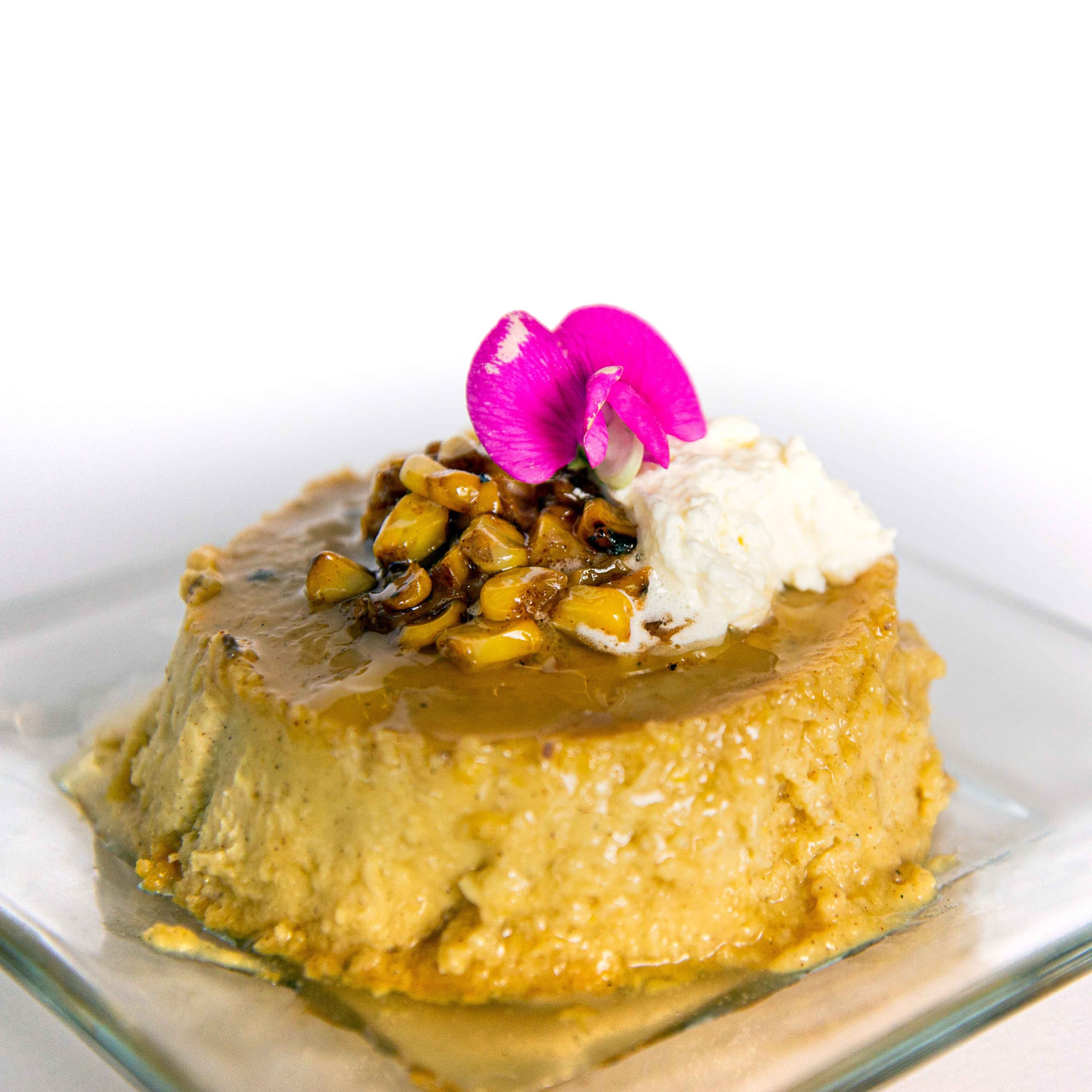 Sweet Corn & Mascarpone Flan