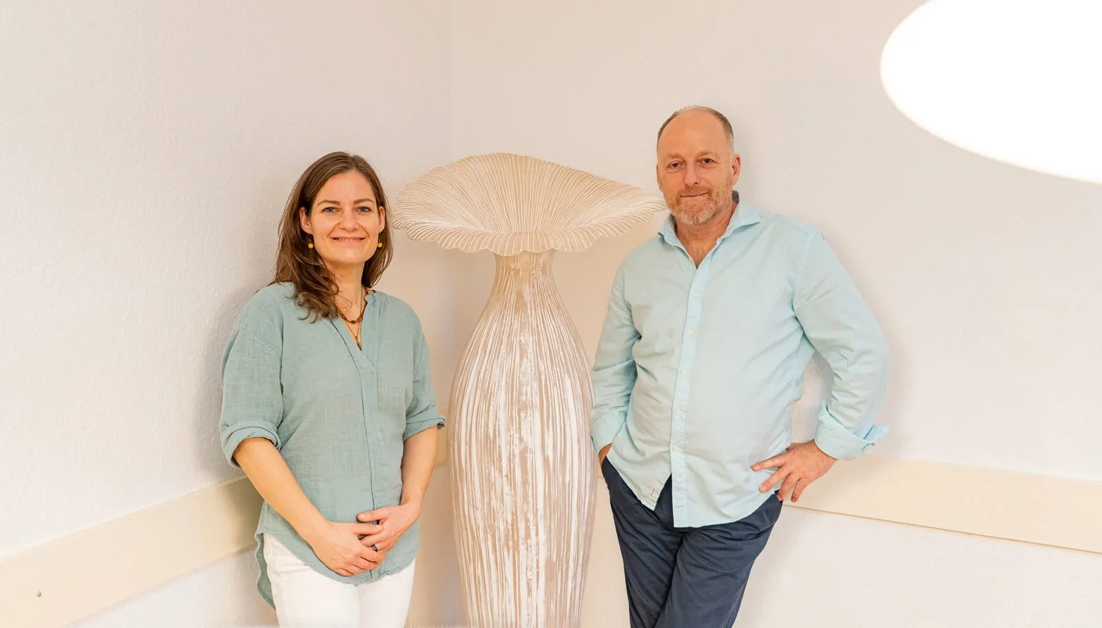 Christina Asmussen und Dr. Martin Weigel, Gründer des Evolutionsraum Gesundheit – Markenentwicklung für eine ganzheitliche Gesundheitsmarke