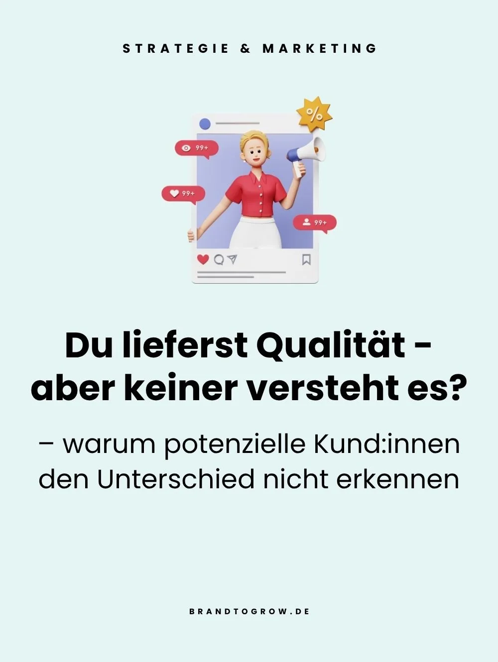 Unternehmerin mit dem Titel „Du lieferst Qualität – aber keiner versteht es?“ zum Thema Positionierung, Sichtbarkeit und Expertenmarke.