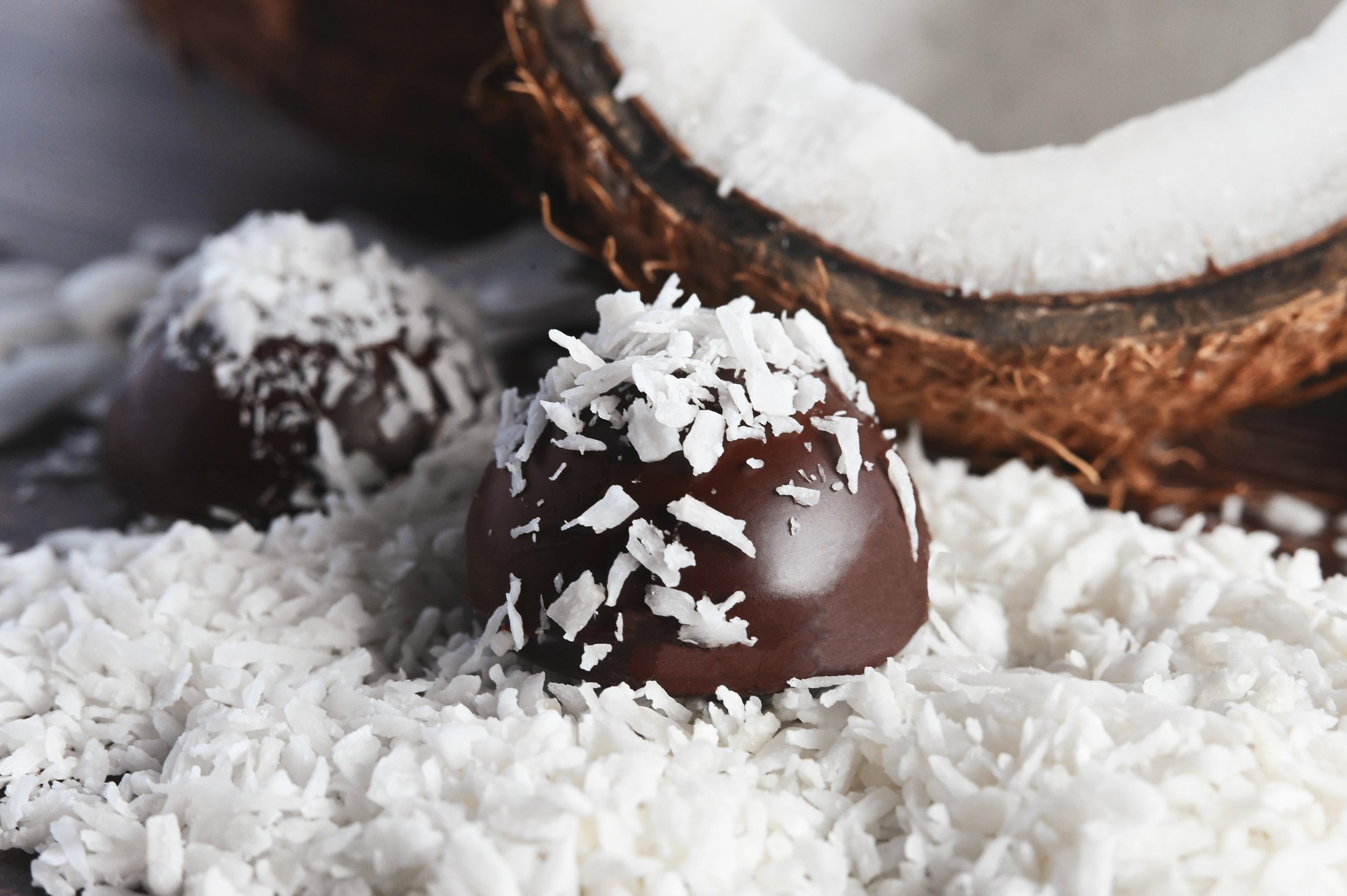 Coconut Pralines - Scroll left or right