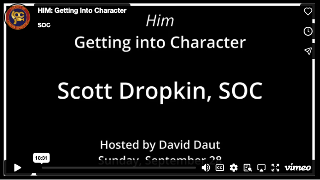 Scott Dropkin - Getting Into Character 