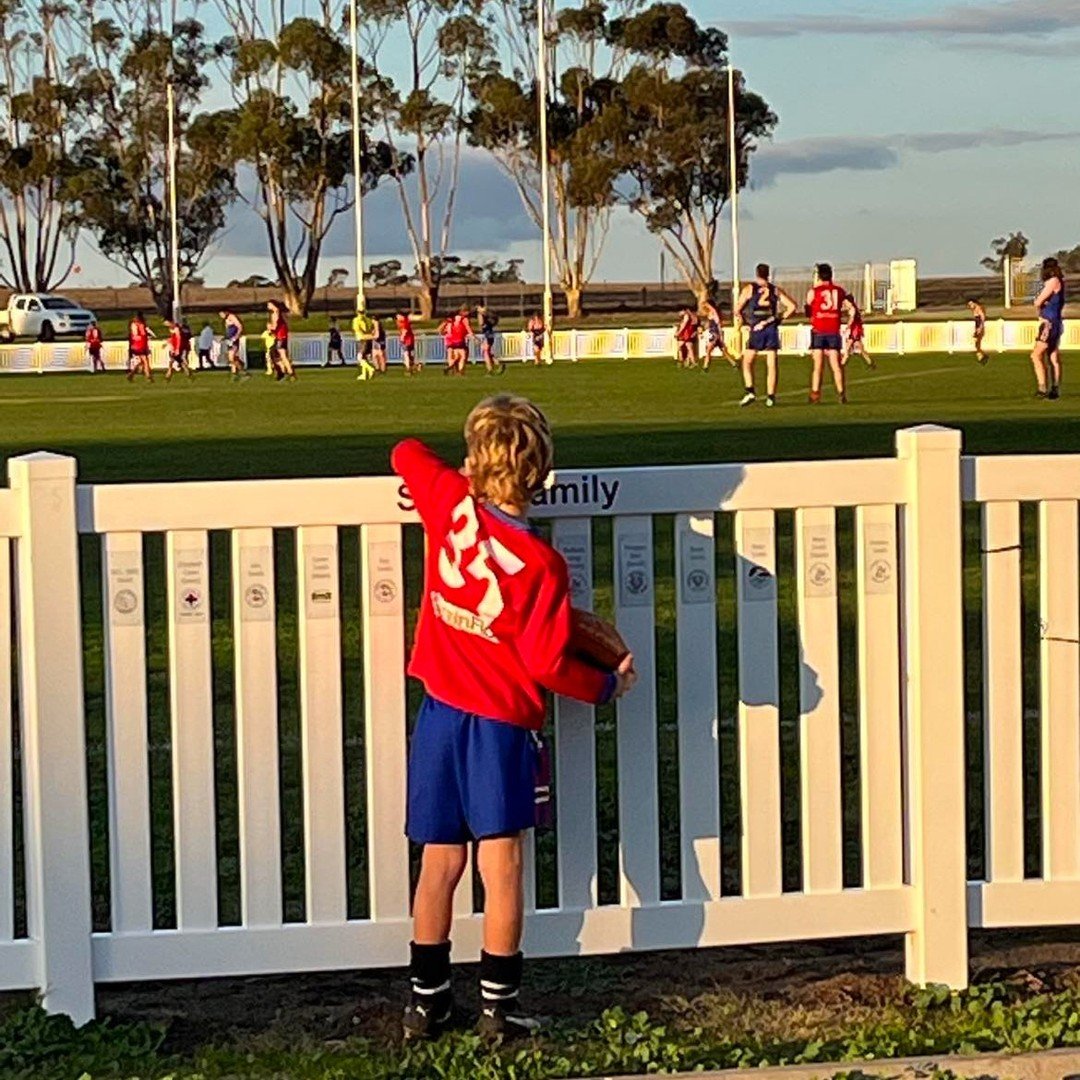 Making memories and forming dreams!

A snapshot of a typical Saturday in the Wimmera when club sport unites the community. 

Photos like this remind us that the next generation is always watching, learning, and dreaming big!