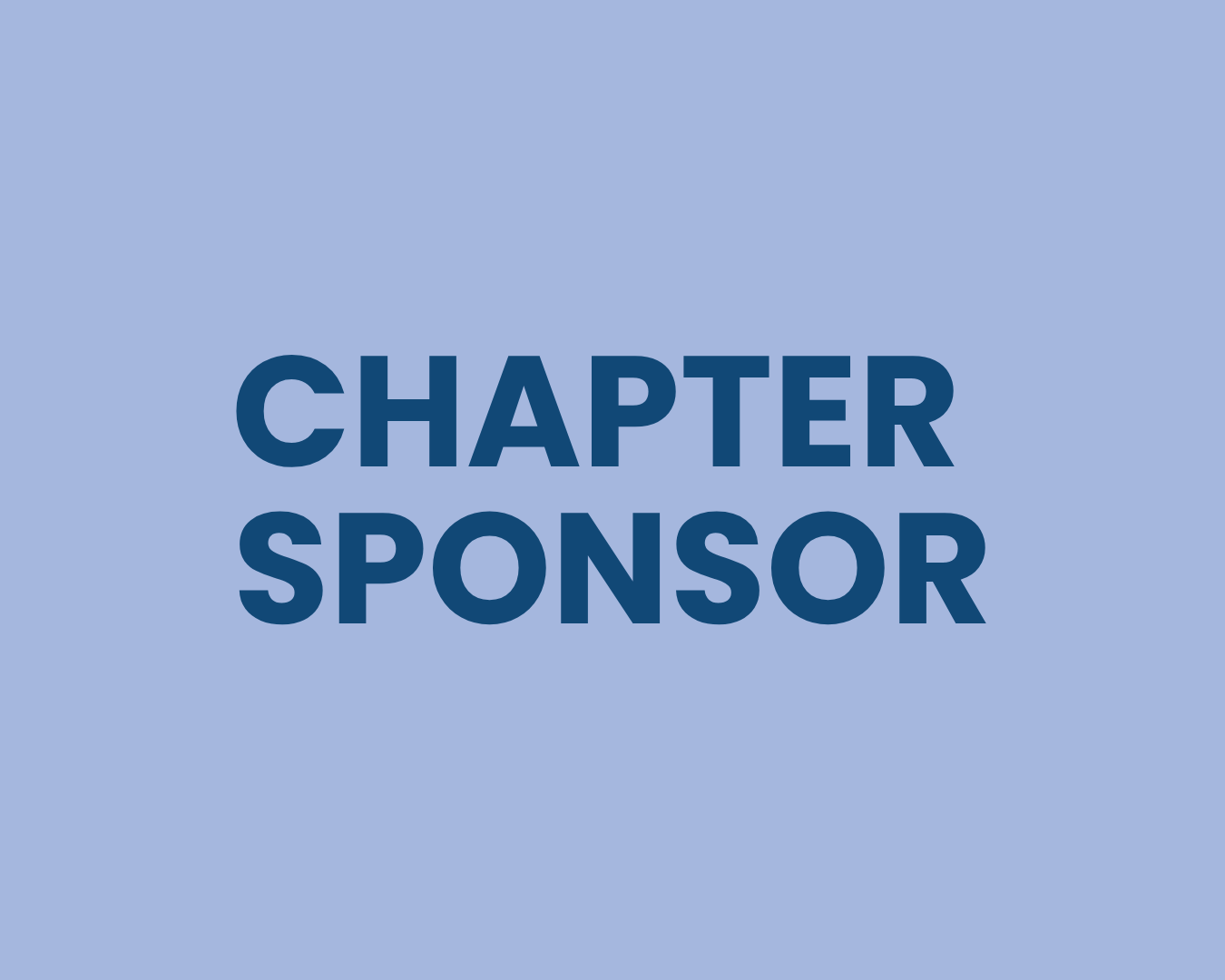 Chapter Sponsor