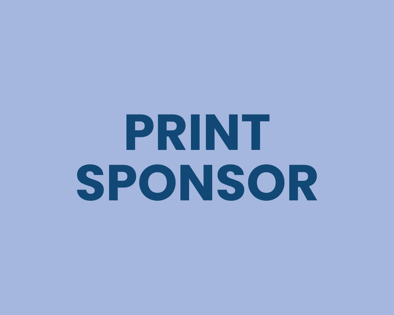 Print Sponsor