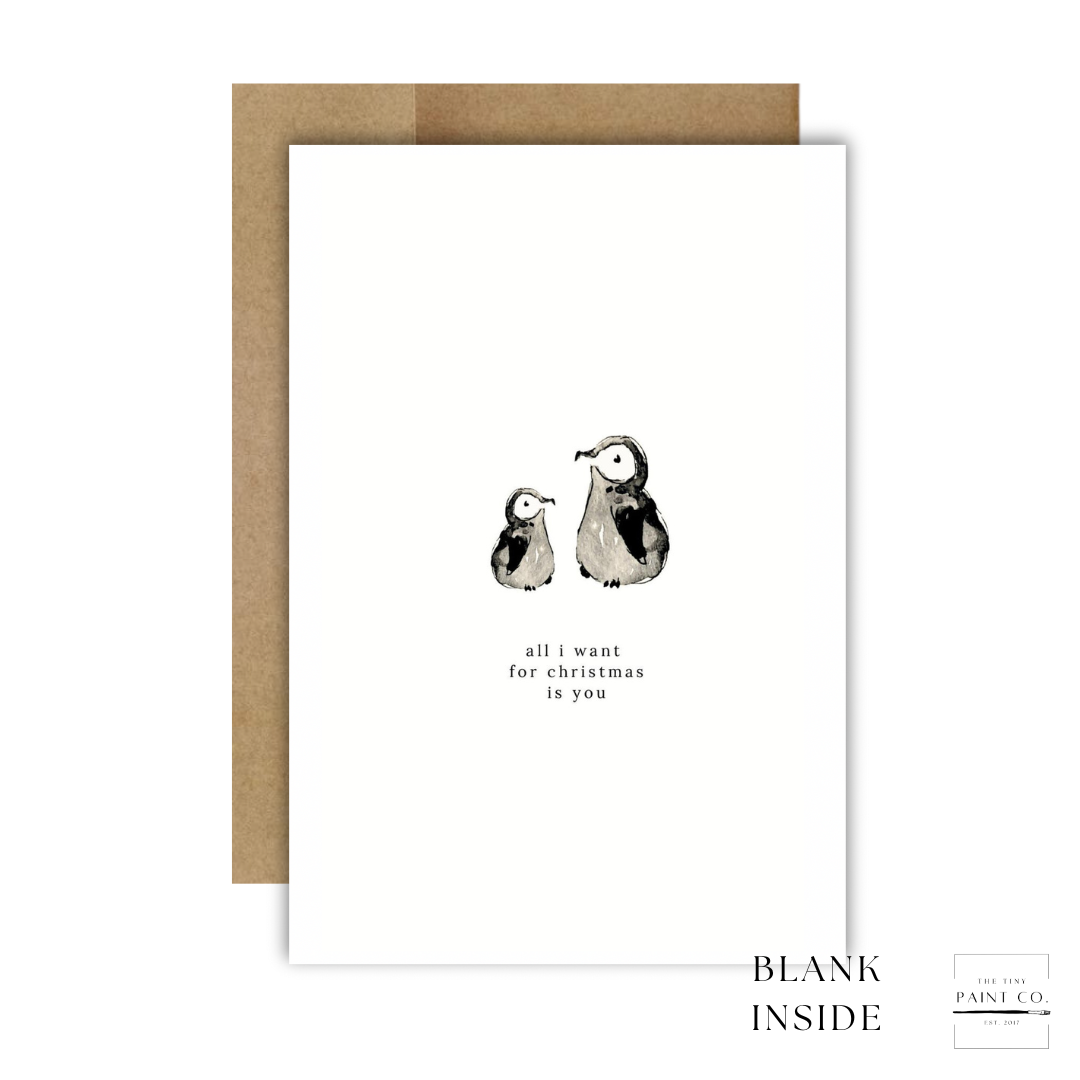 Christmas Card - Penguins