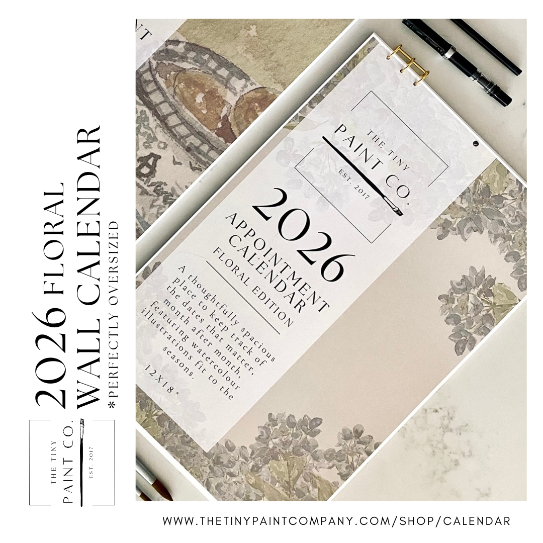 2026 Large Wall Calendar - Florals - Made to Order