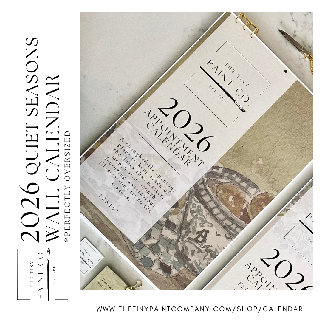 2026 Large Wall Calendar - Quiet Seasons - Made to Order