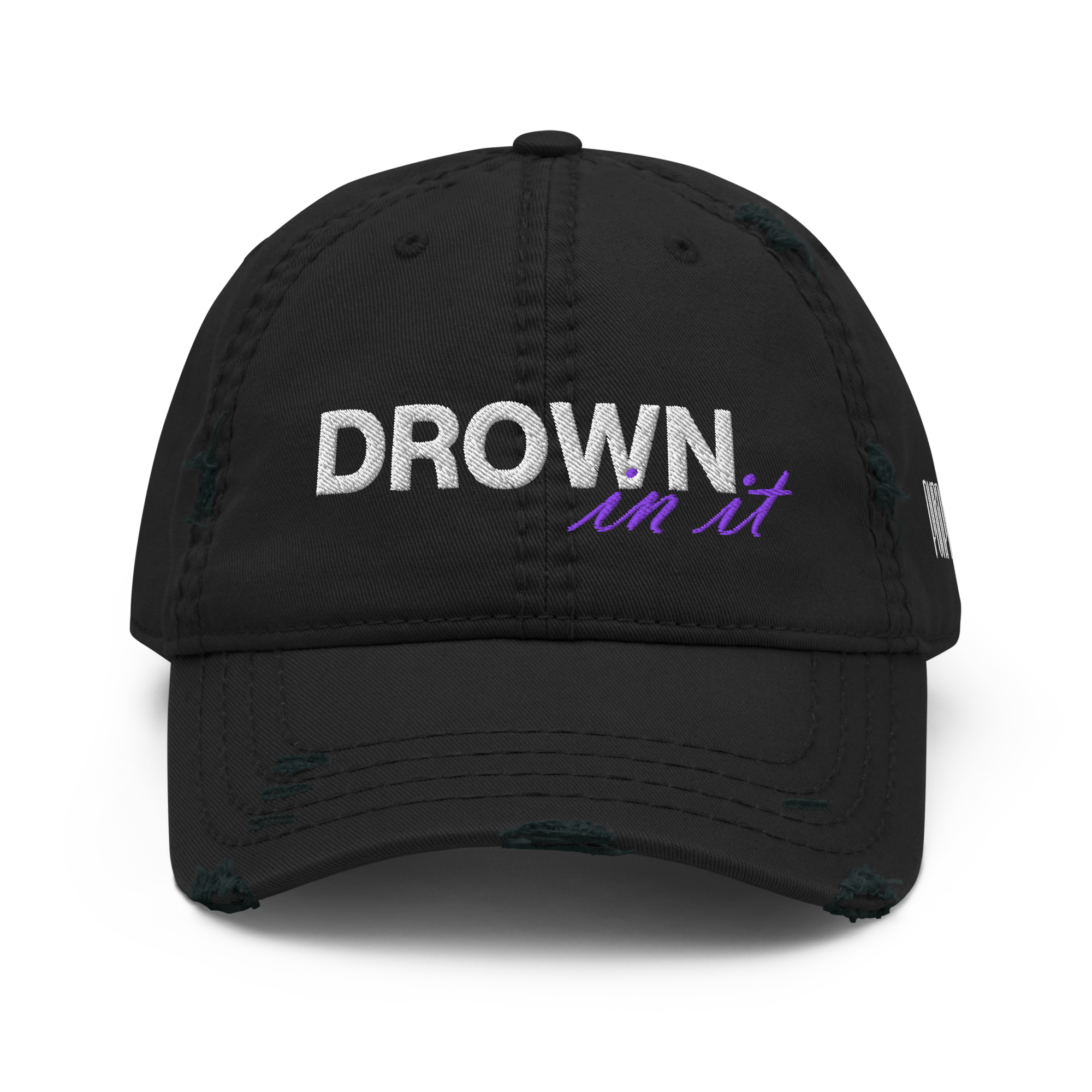 DROWN Distressed Dad Hat