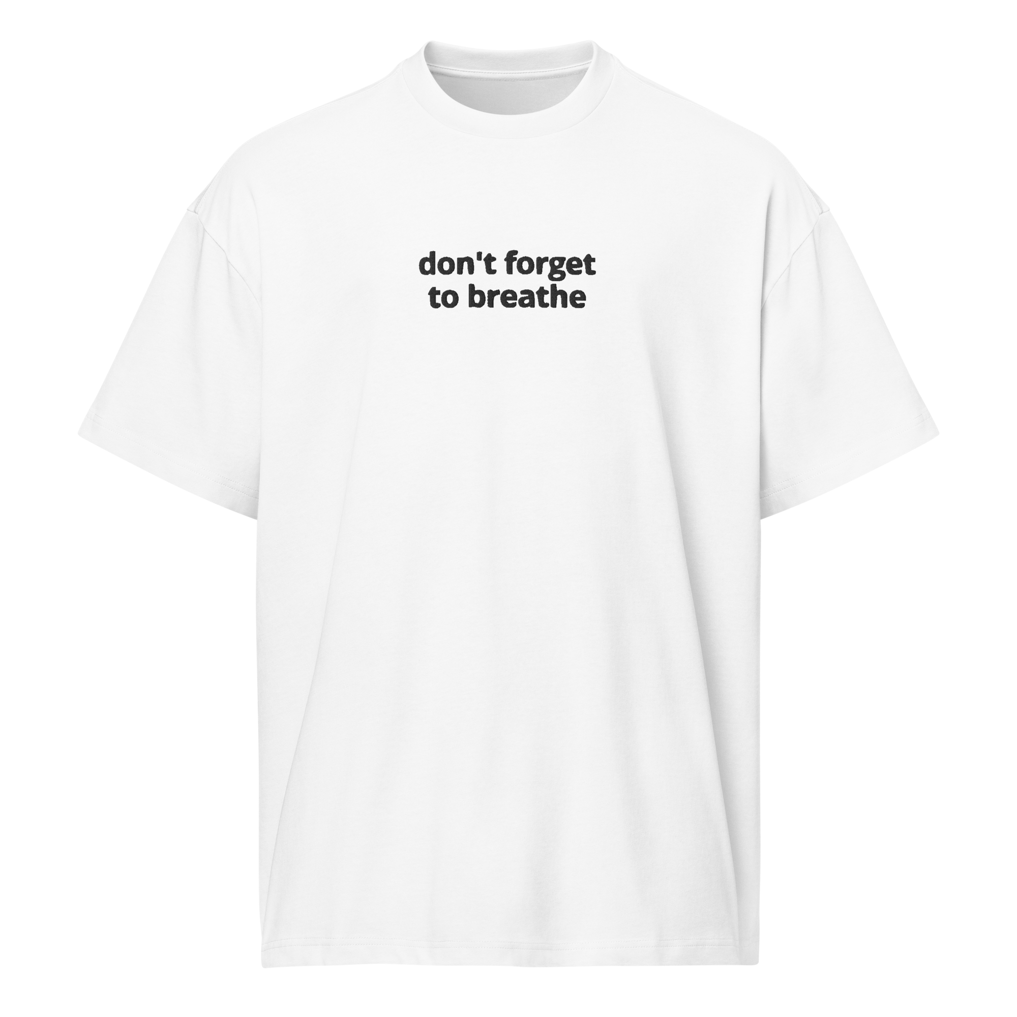 BREATHE Box Tee - White