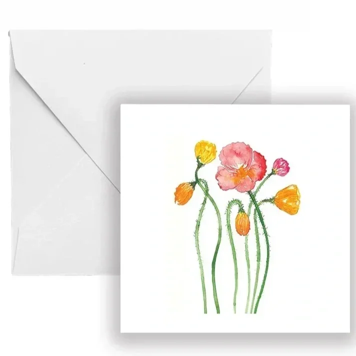 Icelandic Poppy Enclosure Card