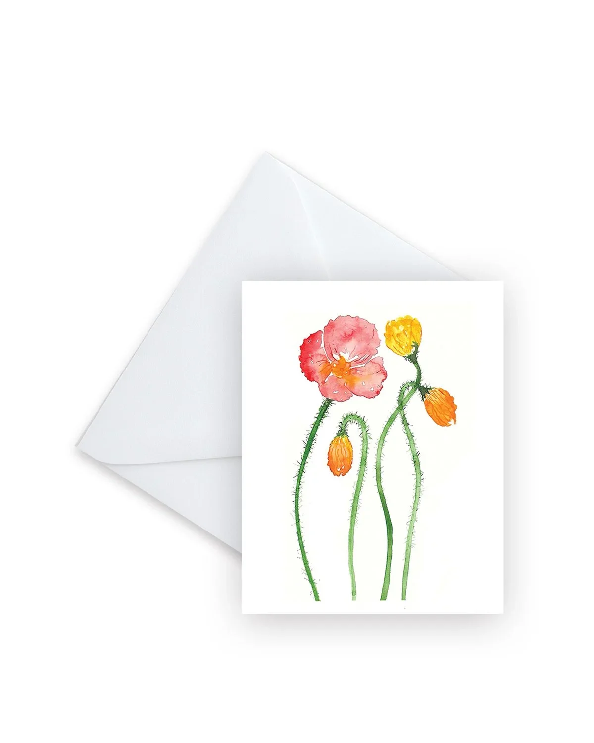 Icelandic Poppy Greeting Card