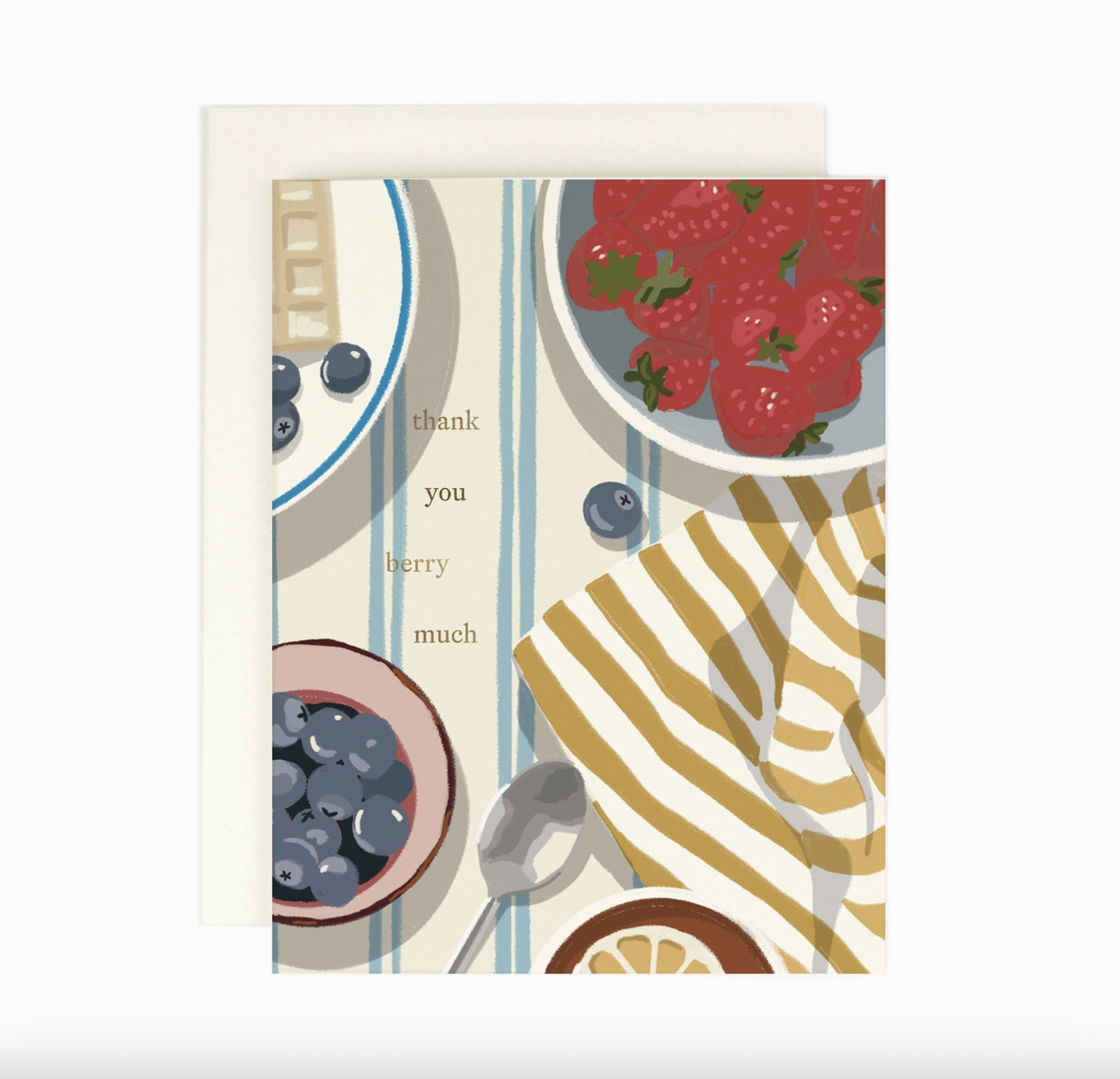 Thank You Berry Much Greeting Card