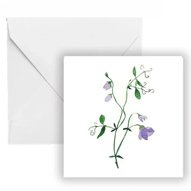 Sweet Pea Enclosure Card