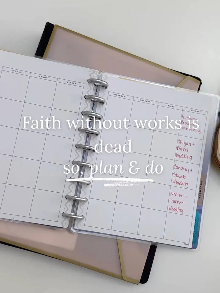 the girly with big dreams for the year and the faith to match don&rsquo;t forget the missing ingredient: works.

Faith isn&rsquo;t just what you believe God is saying about you.
It&rsquo;s the evidence you produce because you believe Him.

Pray boldl