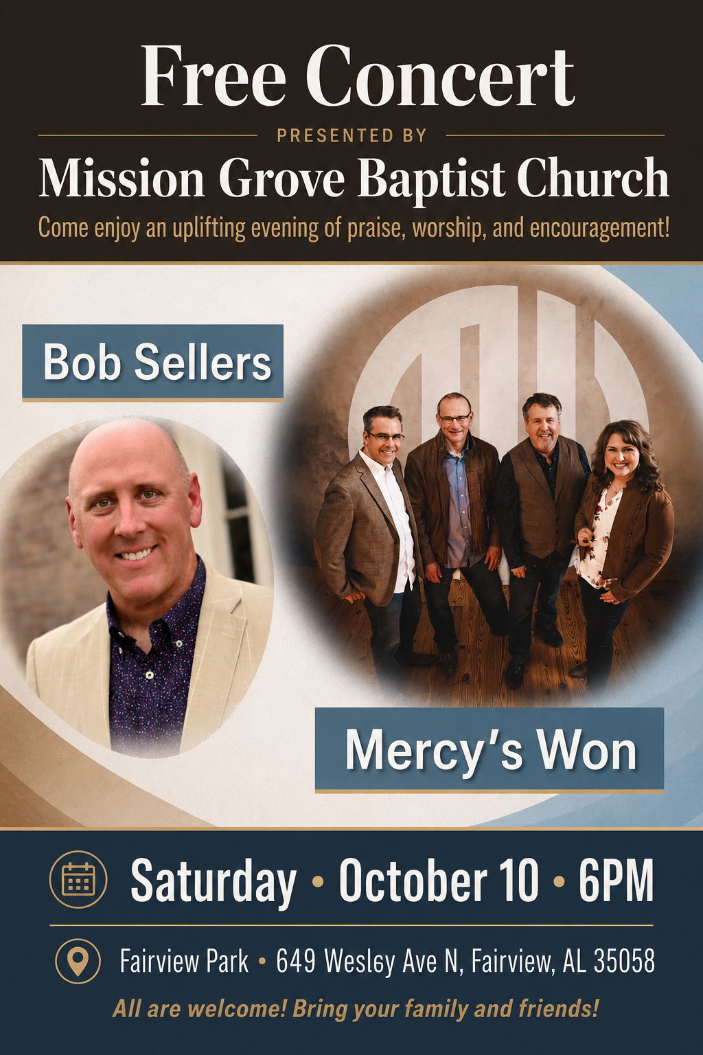 Mercy's Won and Bob Sellers Presented by Mission Grove Baptist Church (Cullman, AL)