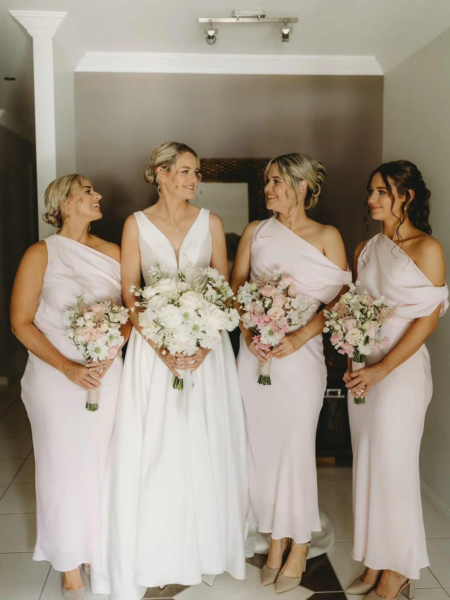 Chloe and her girls 🌸

Chloe trusted me with her engagement party makeup a couple of years ago and I was so excited when she asked me to do her makeup again for her big day 🤍

Hair by Krystal Lea
Photographer @tessacoxphotography 
Flowers @theflowe
