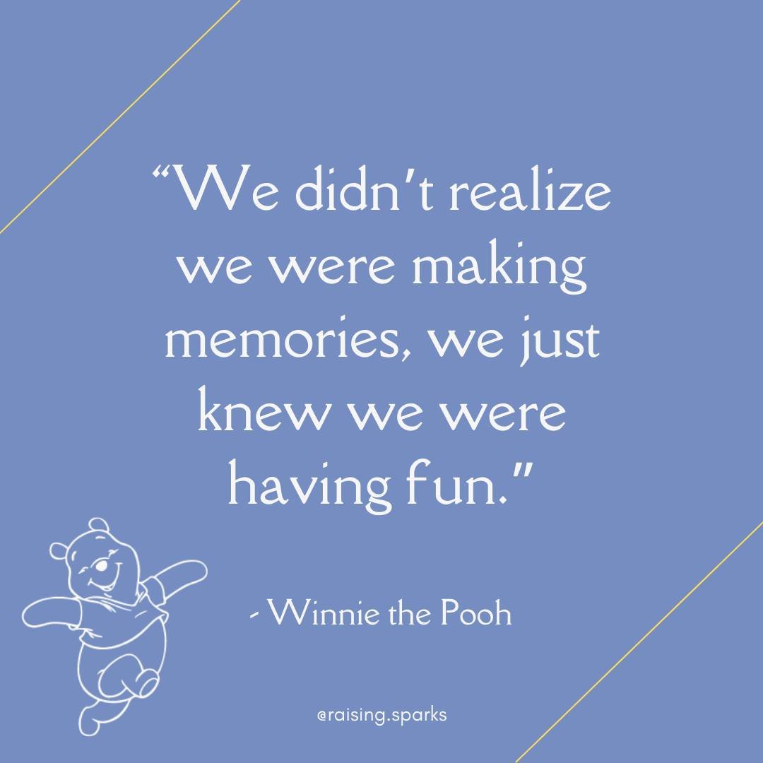 Love this quote from Winnie the Pooh!

#RaisingSparks #character #integrity #raisingkidsright #Parenting #ParentMentors #Parenthacks #Parents #Mom #Momlife #dadlife #Parentlife #ParentingTips #parenthood #motherhood #motherhoodrising #mentoring #momm