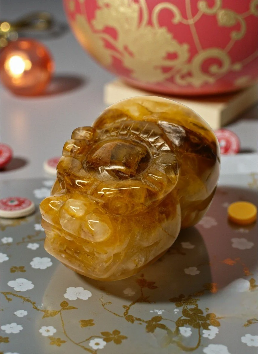 Golden Healer Pi Yao Crystal Guardian (For Wealth and Protection)