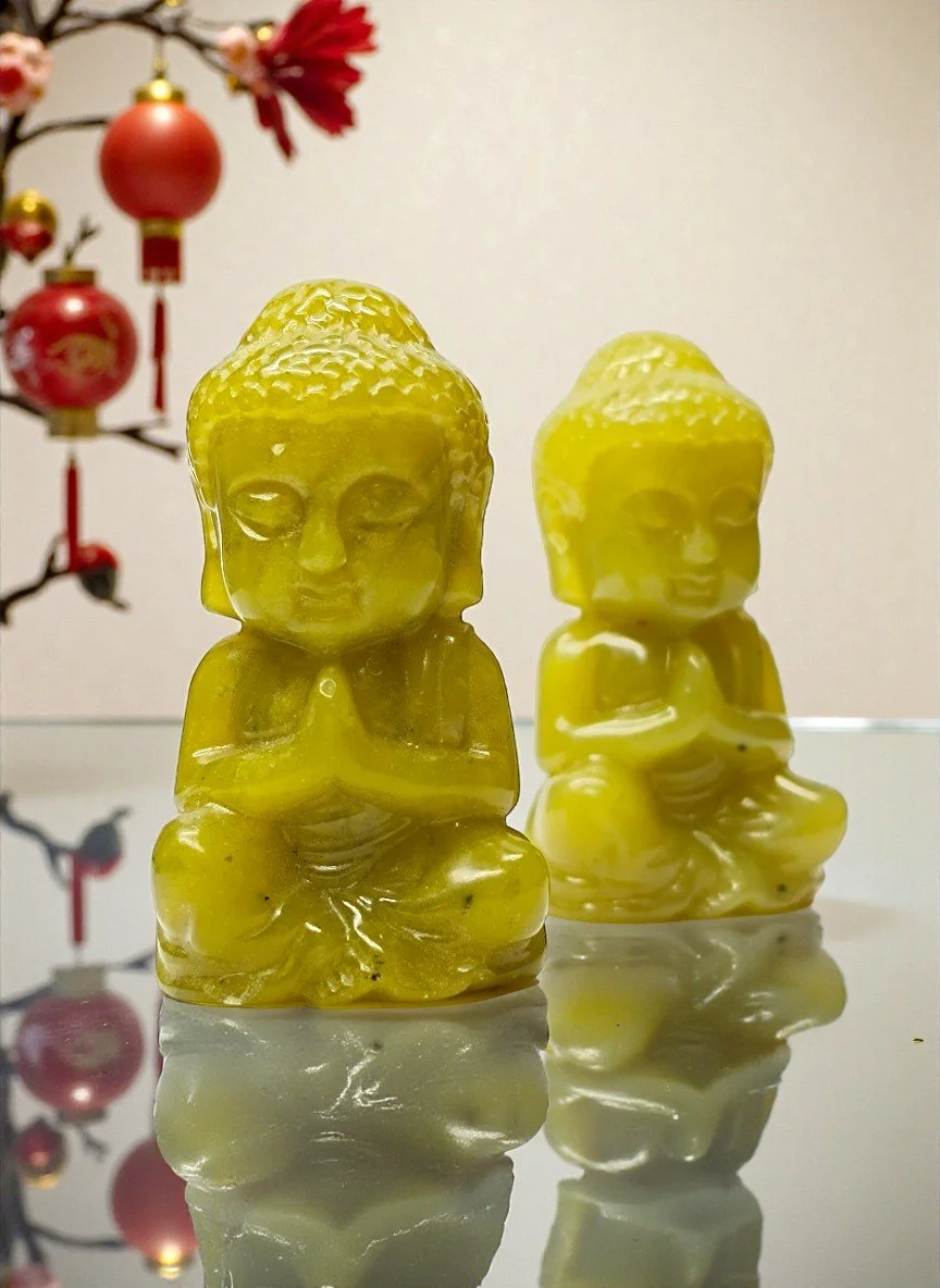 Green Opal Buddha (For Renewal and Heart-Led Growth
