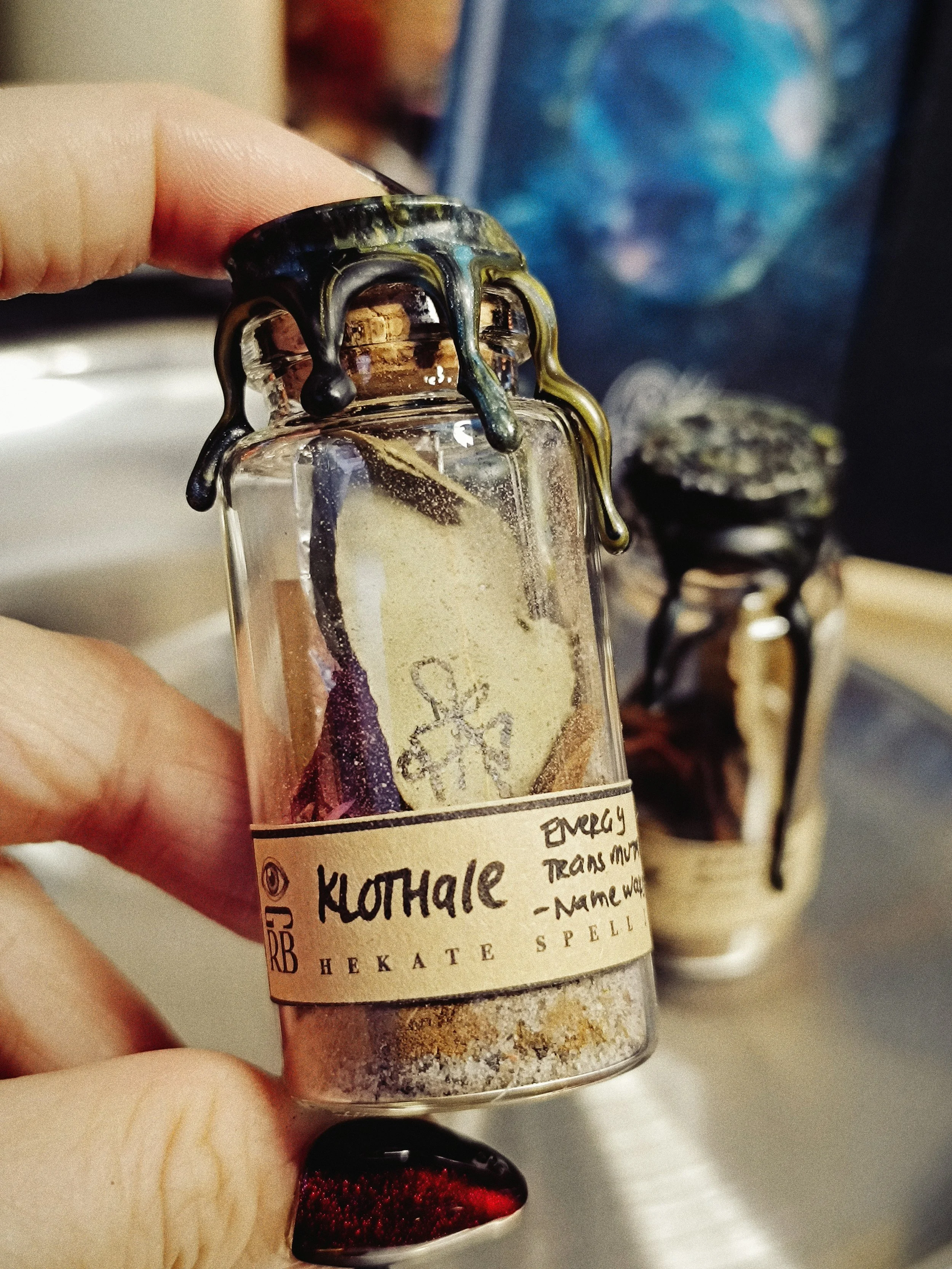 Klothaie Spell Jar (Energy Transmutation - Transmuting Negative Energy )