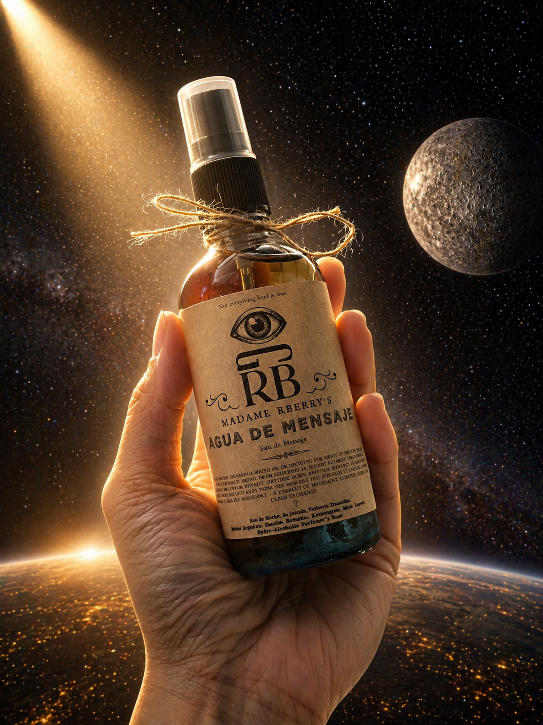 Agua de Mensaje ☿ Eau du Message Ritual Spray (For Mental Clarity Through Chaos)