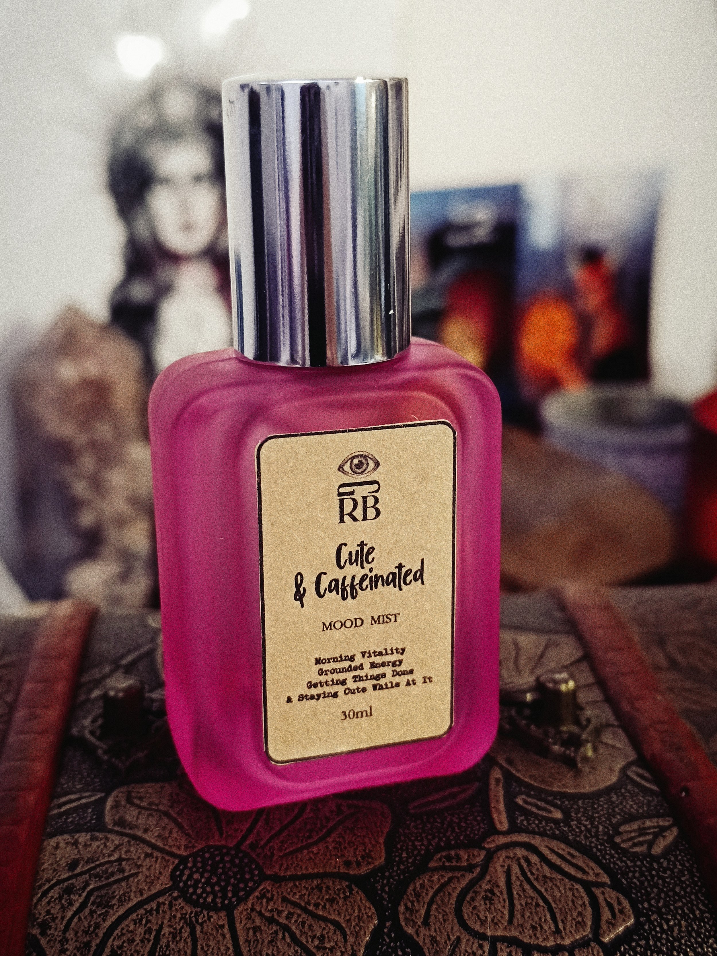 Cute & Caffeinated Aroma Mood Mist for Morning Momentum, Grounded Energy & Getting Started